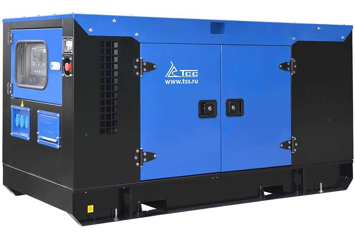 Дизельный генератор ТСС АД-250С-Т400-1РКМ5 ПРОФ в шумозащитном кожухе Дизель электростанции фото, изображение