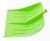 Лопата для уборки снега пластиковая, зеленая, 400 х 420 мм, без черенка, Россия, Сибртех Лопаты снеговые фото, изображение